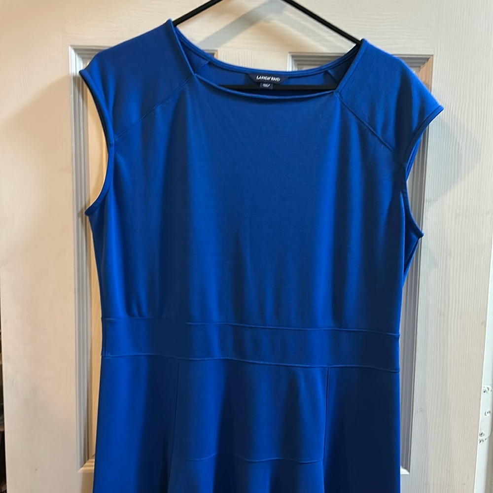 Hello spring! Soft and regal Lands’ End dress